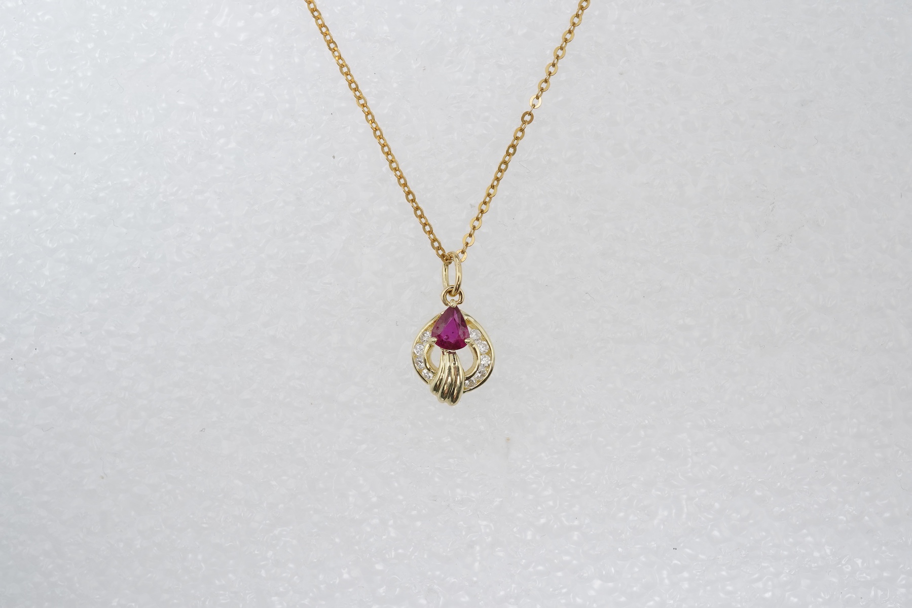 A ruby pendant